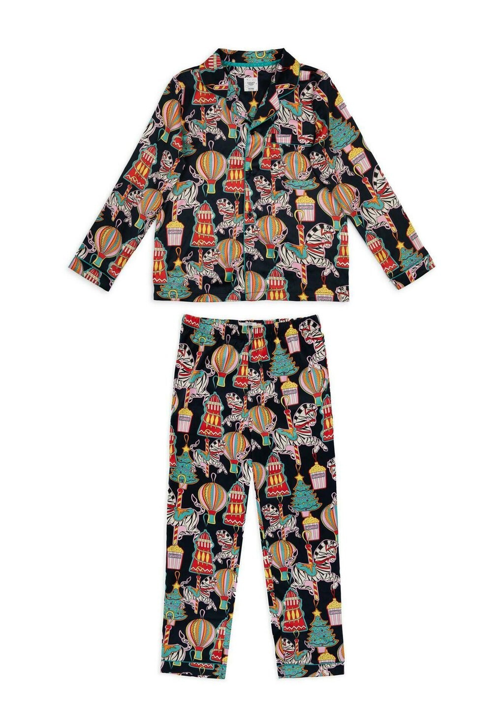 

Пижама Funfair Print Long Set Chelsea Peers, цвет navy