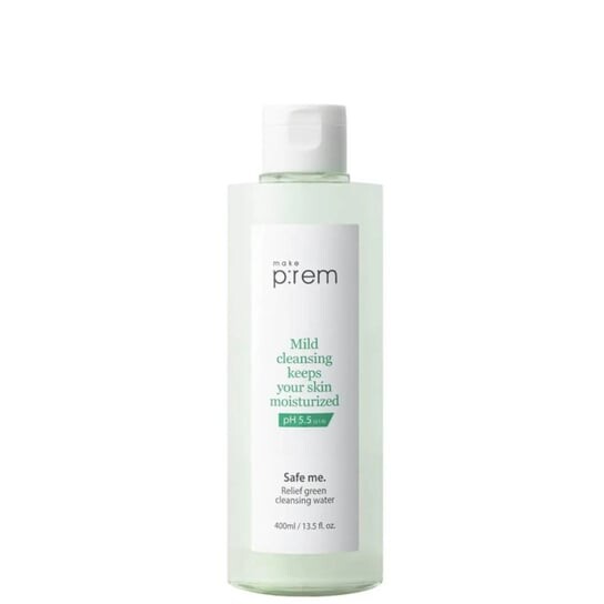 

Мицеллярный флюид, 400 мл Make P:rem Safe Me Relief Green Cleansing Water, Inna marka