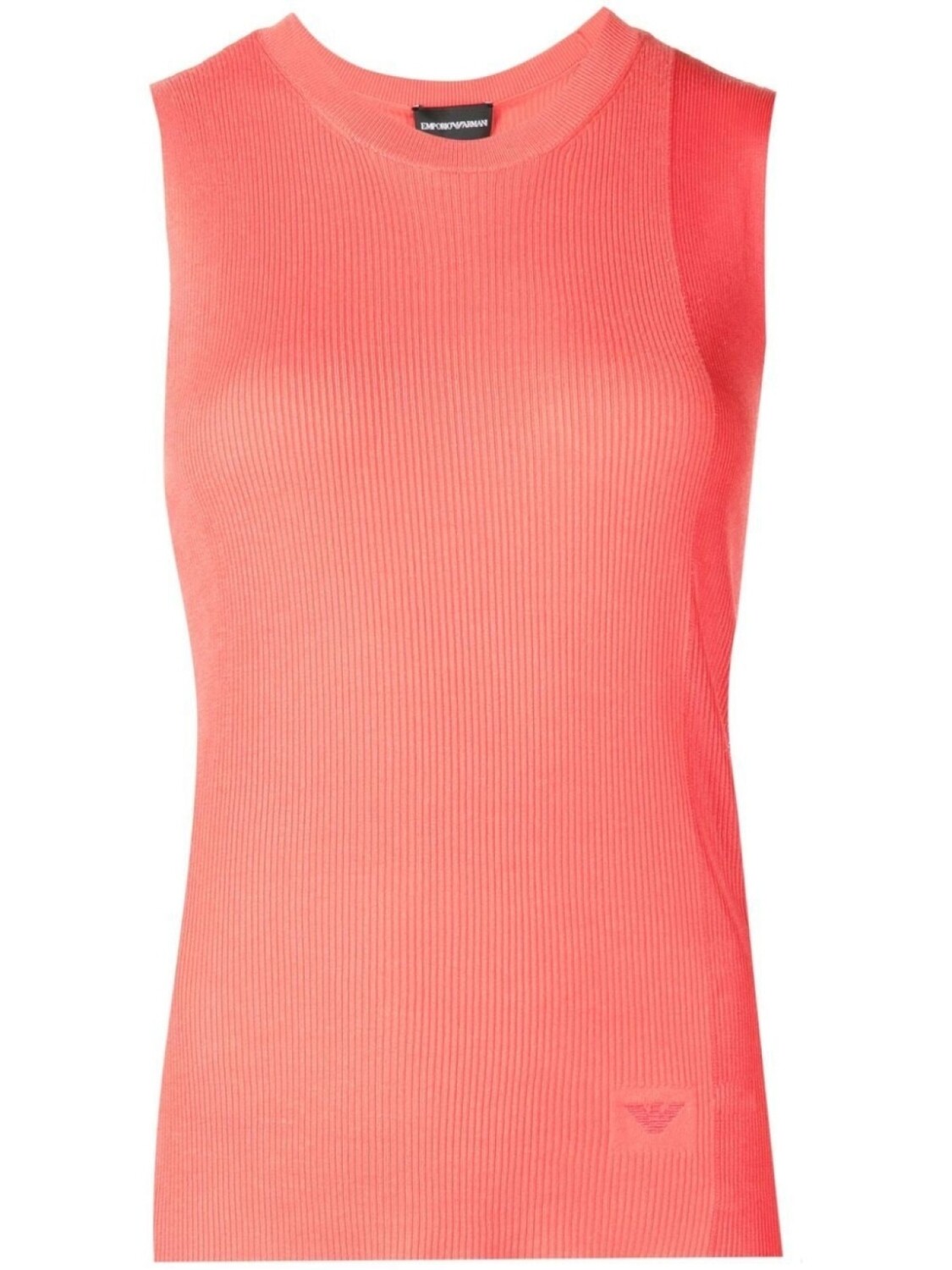 

Emporio Armani топ в рубчик, розовый