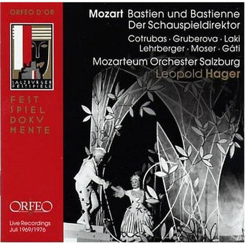 

CD диск Mozart / Cotrubas / Gruberova / Laki / Moser: Bastien Und Bastienne