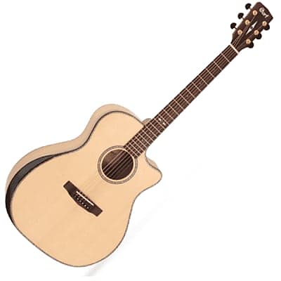 Акустическая гитара Cort GAMYBEVELNAT Grand Regal Myrtlewood Bevel Cut Mahogany Neck 6-String Acoustic-Electric Guitar