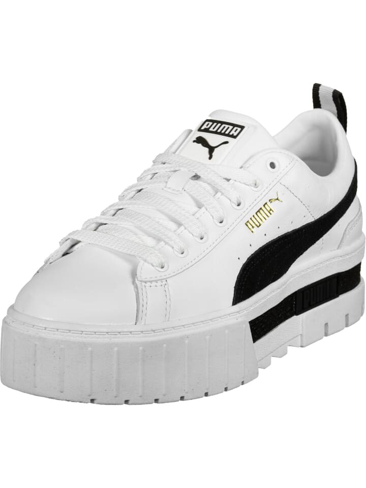 

Кроссовки на шнуровке Puma, цвет white/black