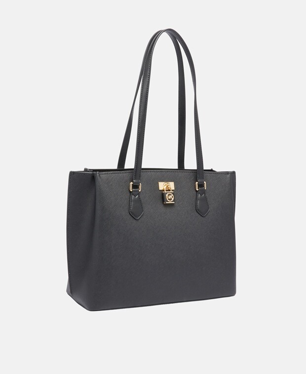 

Кожаная сумка-тоут Michael Michael Kors, черный