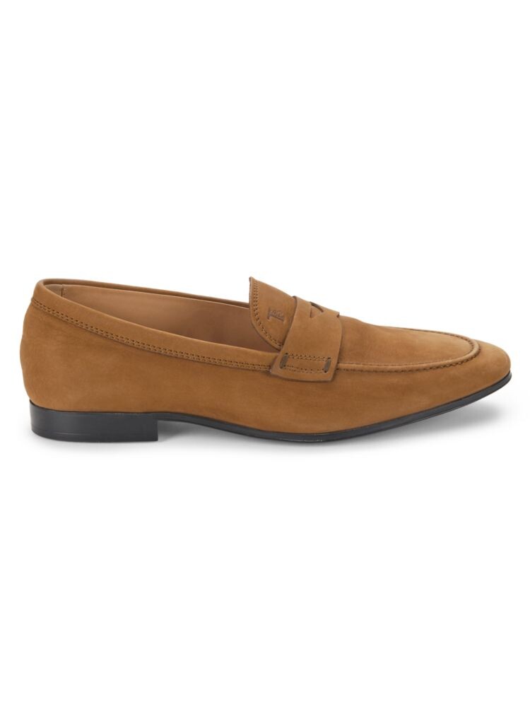 

Замшевые пенни-лоферы Tod'S, коричневый