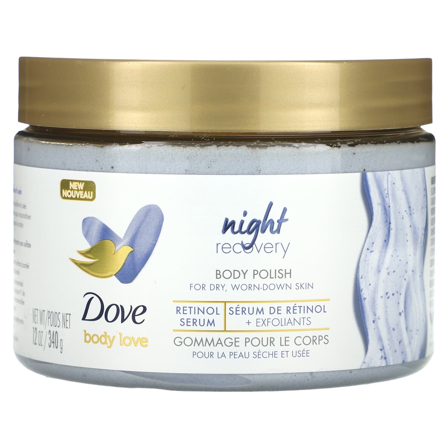 

Body Love, ночной восстанавливающий лак для тела, 340 г (12 унций), Dove