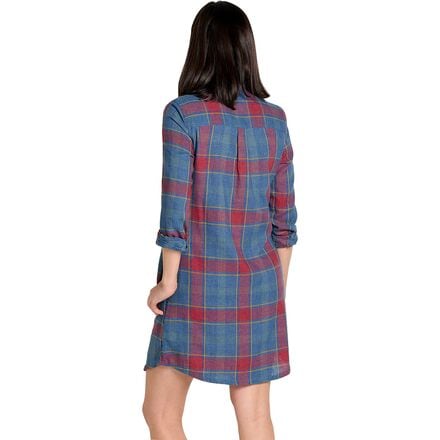 цена Фланелевое платье-рубашка Re-Form женское Toad&Co, цвет Garnet