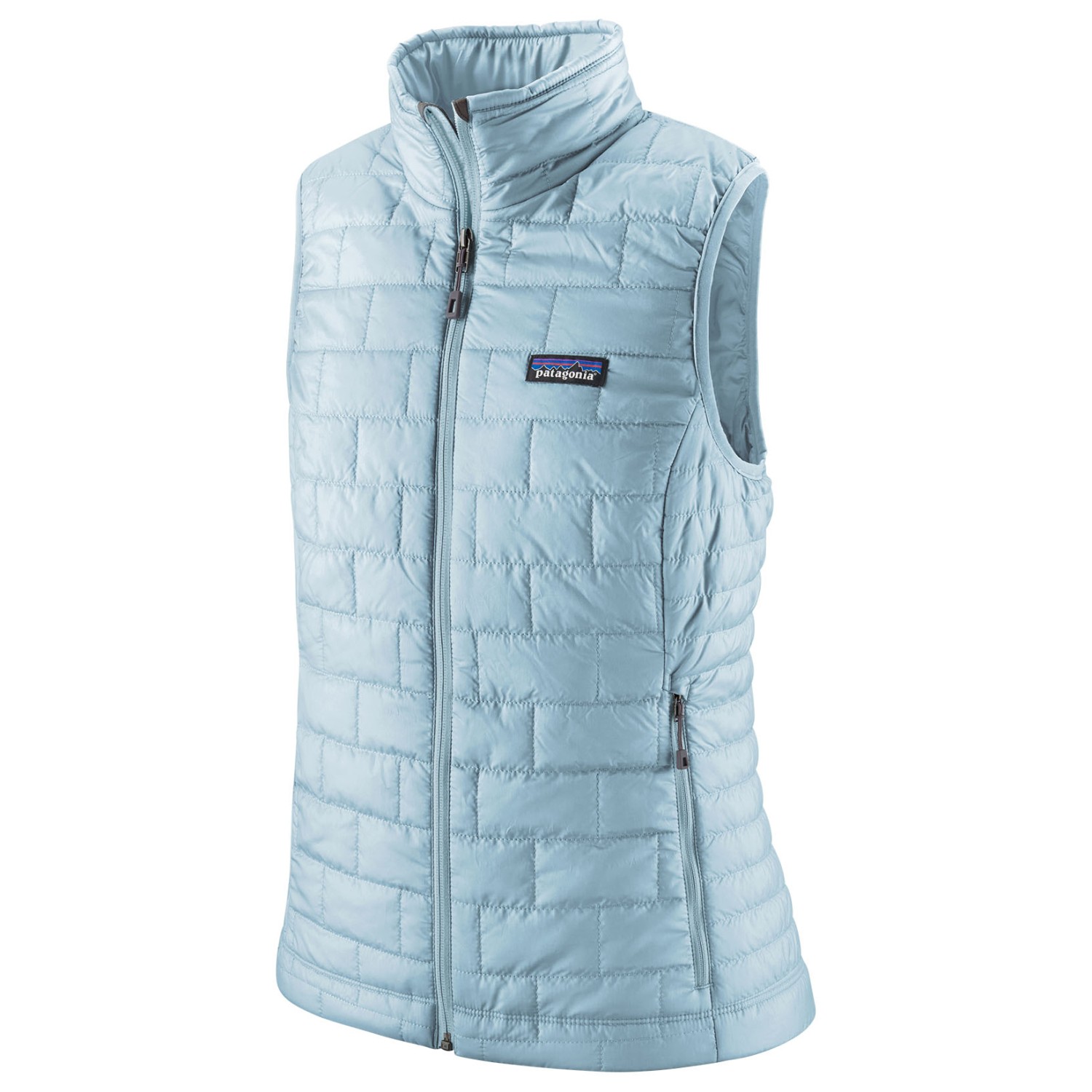 Жилет из синтетического волокна Patagonia Women's Nano Puff Vest, цвет Chilled Blue жилет из синтетического волокна tentree puffer vest цвет meteorite black