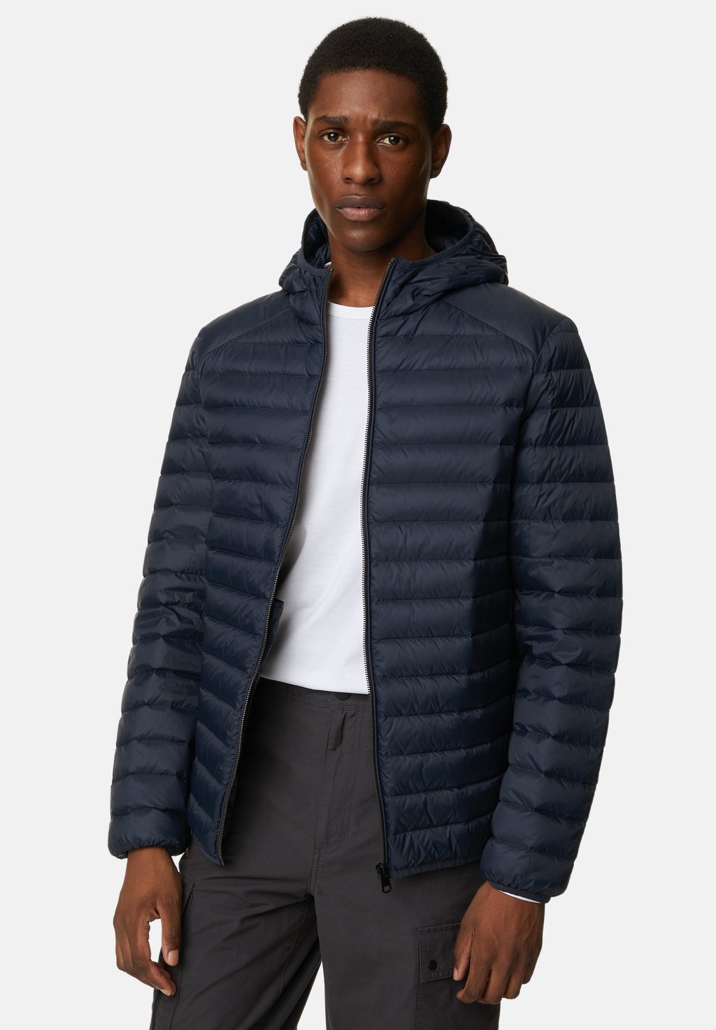 Пуховик Fd Raglan Hooded Marks & Spencer, цвет navy