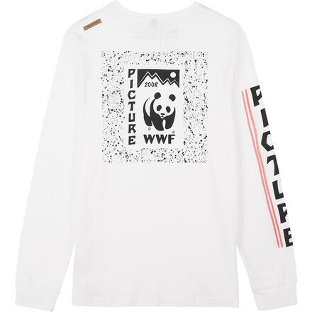 

Футболка WWF с длинными рукавами мужская Picture Organic, белый