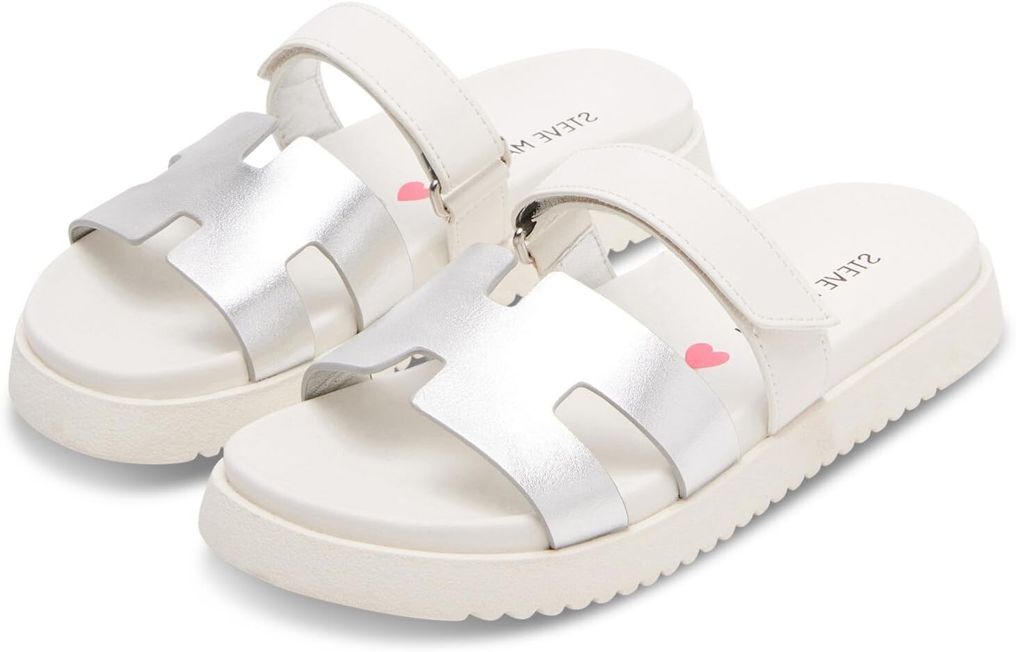 

Сандалии Steve Madden Kids Mayven, цвет White Multi