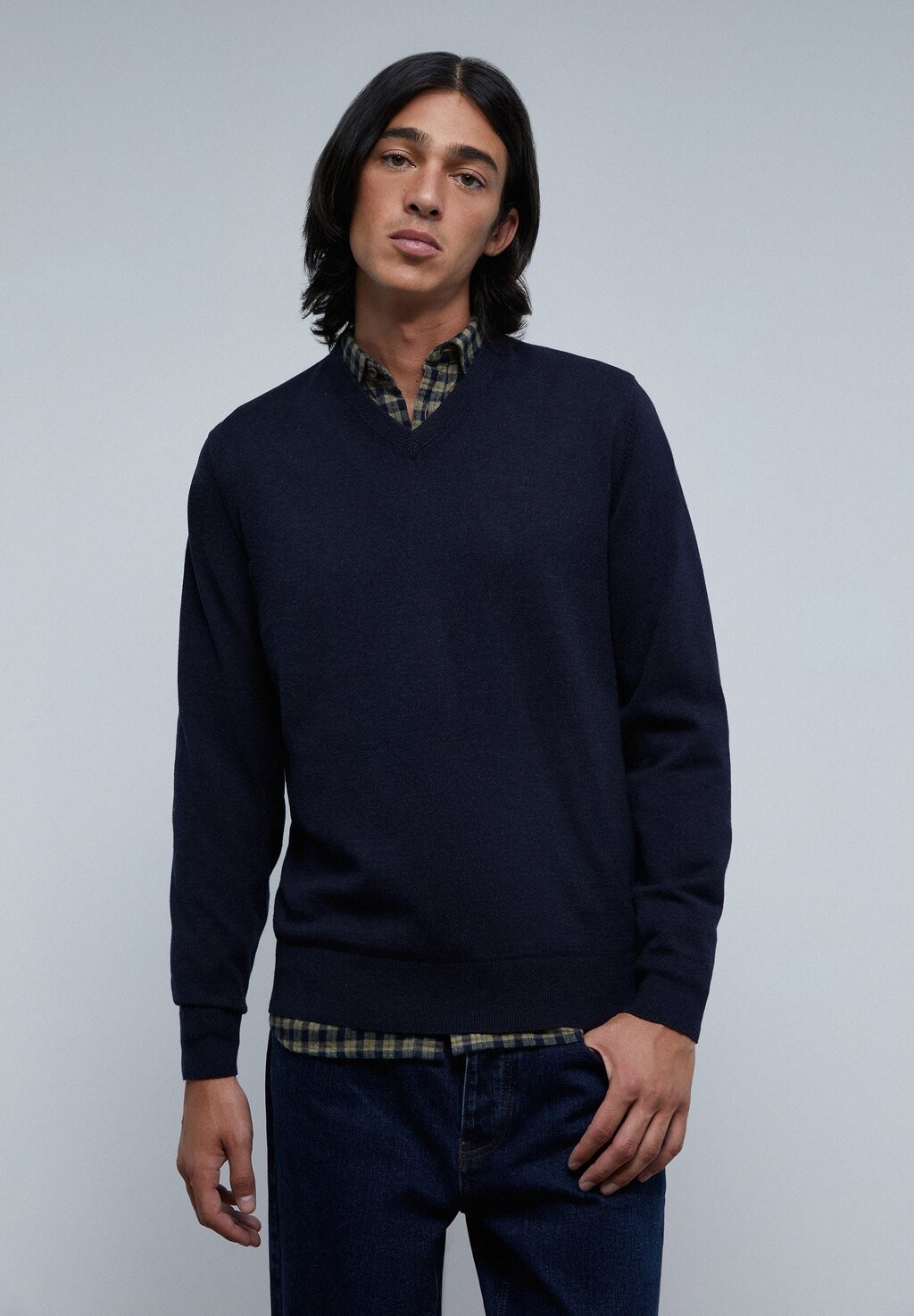 

Свитер Basic V Neck Scalpers, цвет dark navy