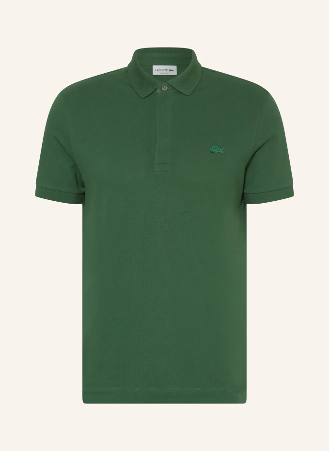 Рубашка-поло из пике Lacoste, зеленый
