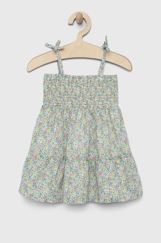 Платье из хлопка для маленькой девочки Gap, мультиколор платье из хлопка для маленькой девочки gap зеленый