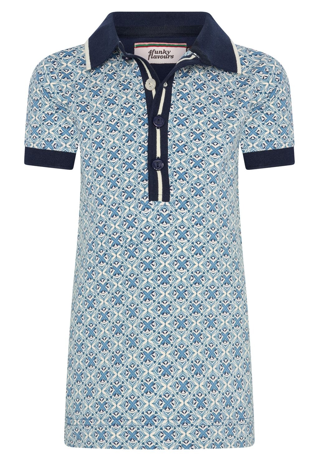 

Рубашка-поло WITH GEOMETRIC PATTERN 4funkyflavours, цвет sand