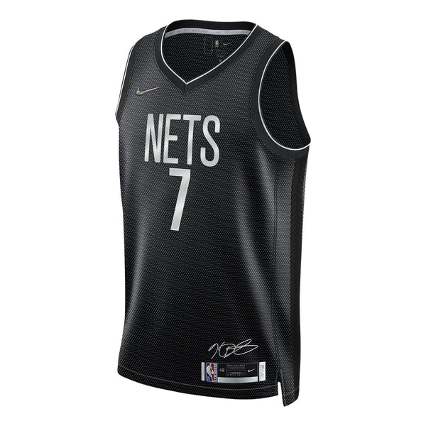 Майка Nike x NBA Brooklyn Nets Icon Edition Jerseys 'Kevin Durant 7', черный фигурка funko pop nba nets kevin durant city edition 2021 59265