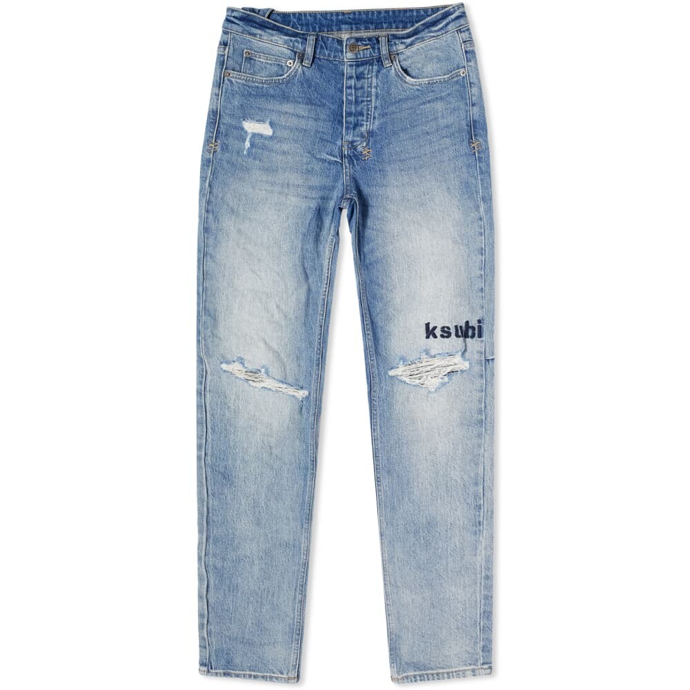 

Джинсы Ksubi Chitch Self Repair, синий