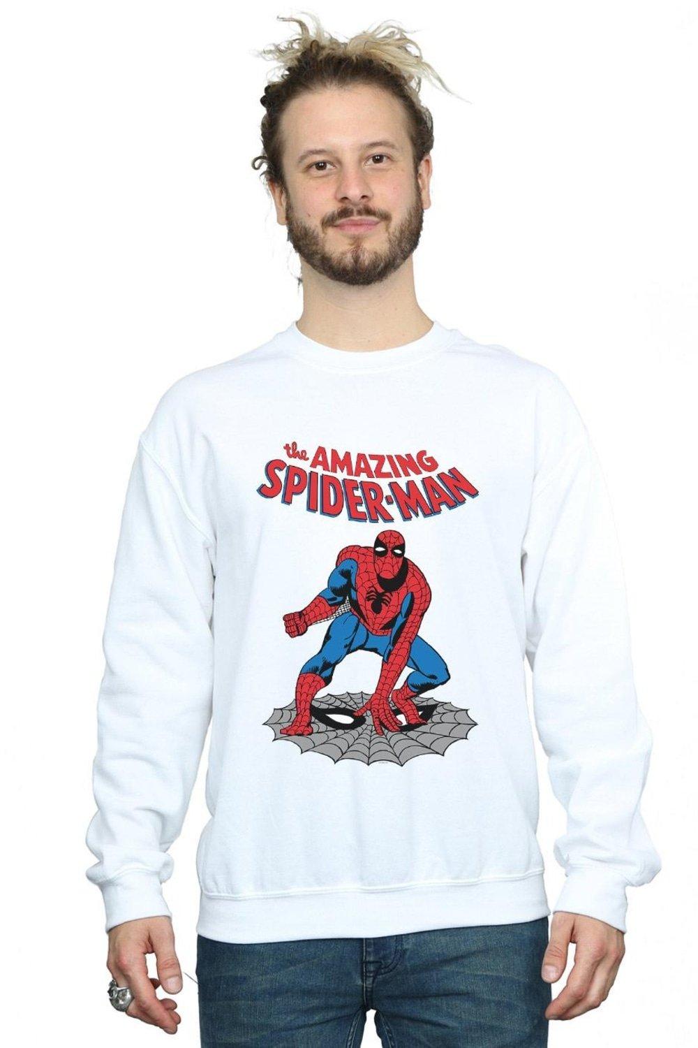 Толстовка «Новый Человек-Паук» Marvel, белый история с наклейками новый человек паук эгмонт