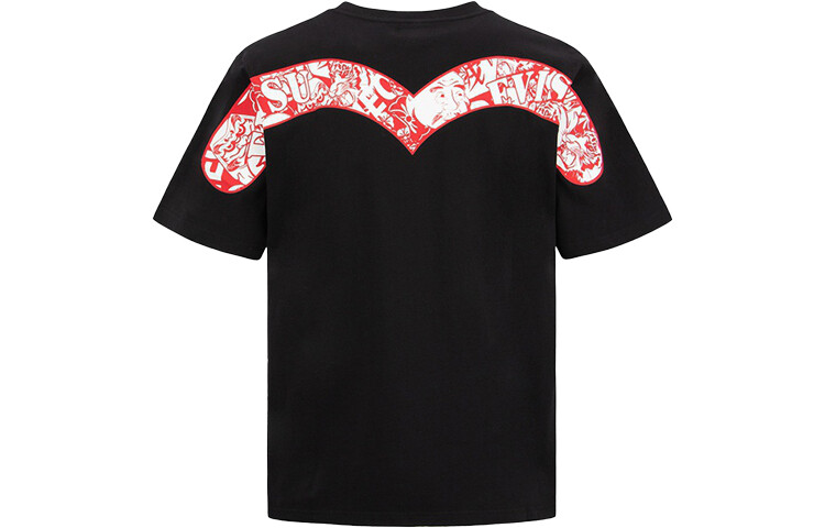 

EVISU Мужская футболка, Черный