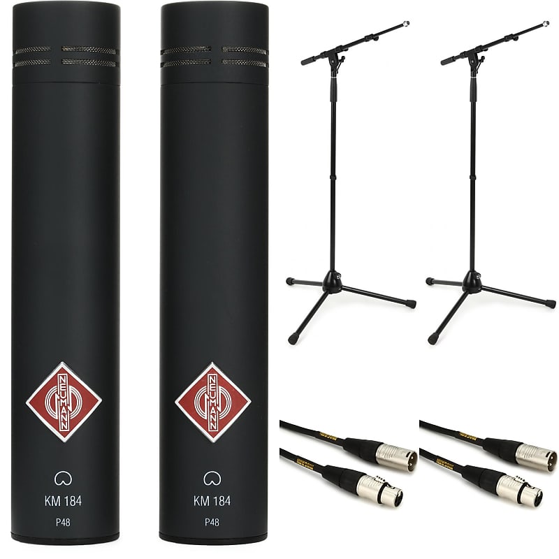 Микрофон Neumann KM 184 mt Small Diaphragm Cardioid Condenser Microphone Matched Stereo Pair