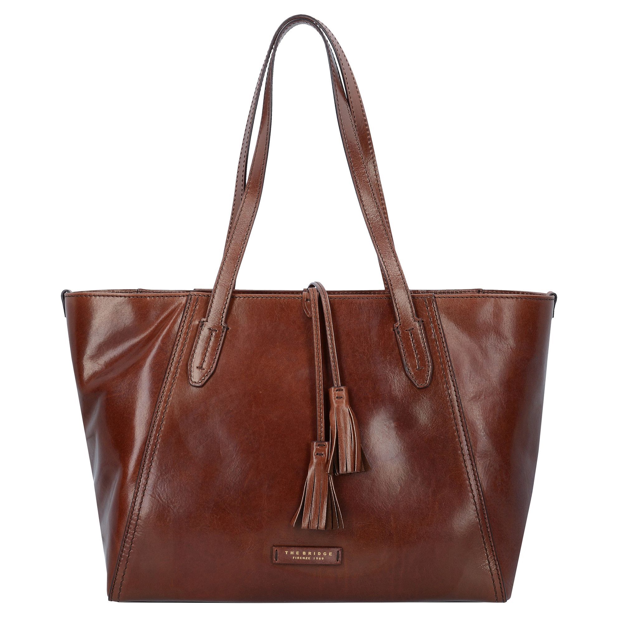 

Сумка шоппер The Bridge Florentin Tasche Leder 37см, цвет brown gold