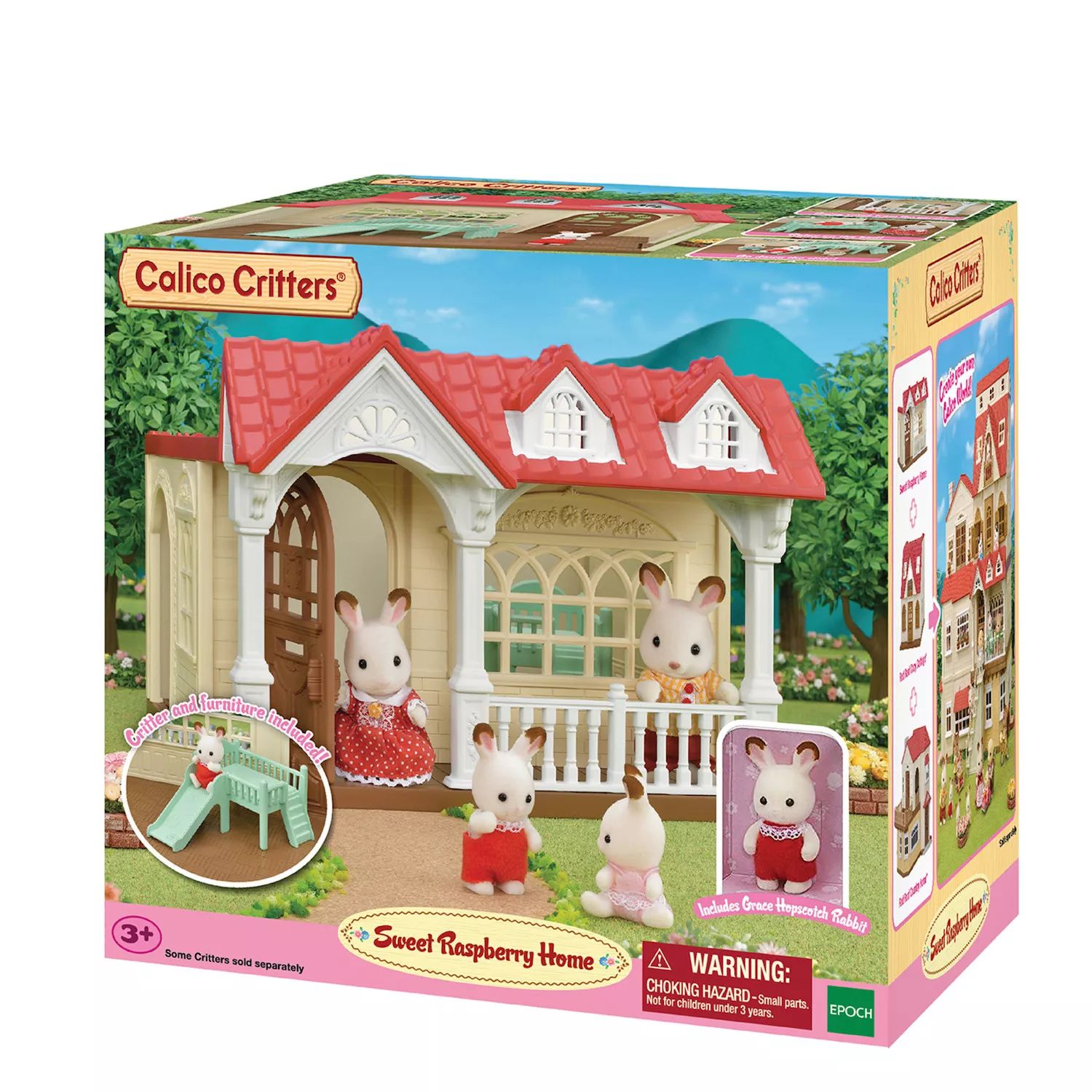 Calico Critters Sweet Raspberry Home Рисунок Story House Calico Critters