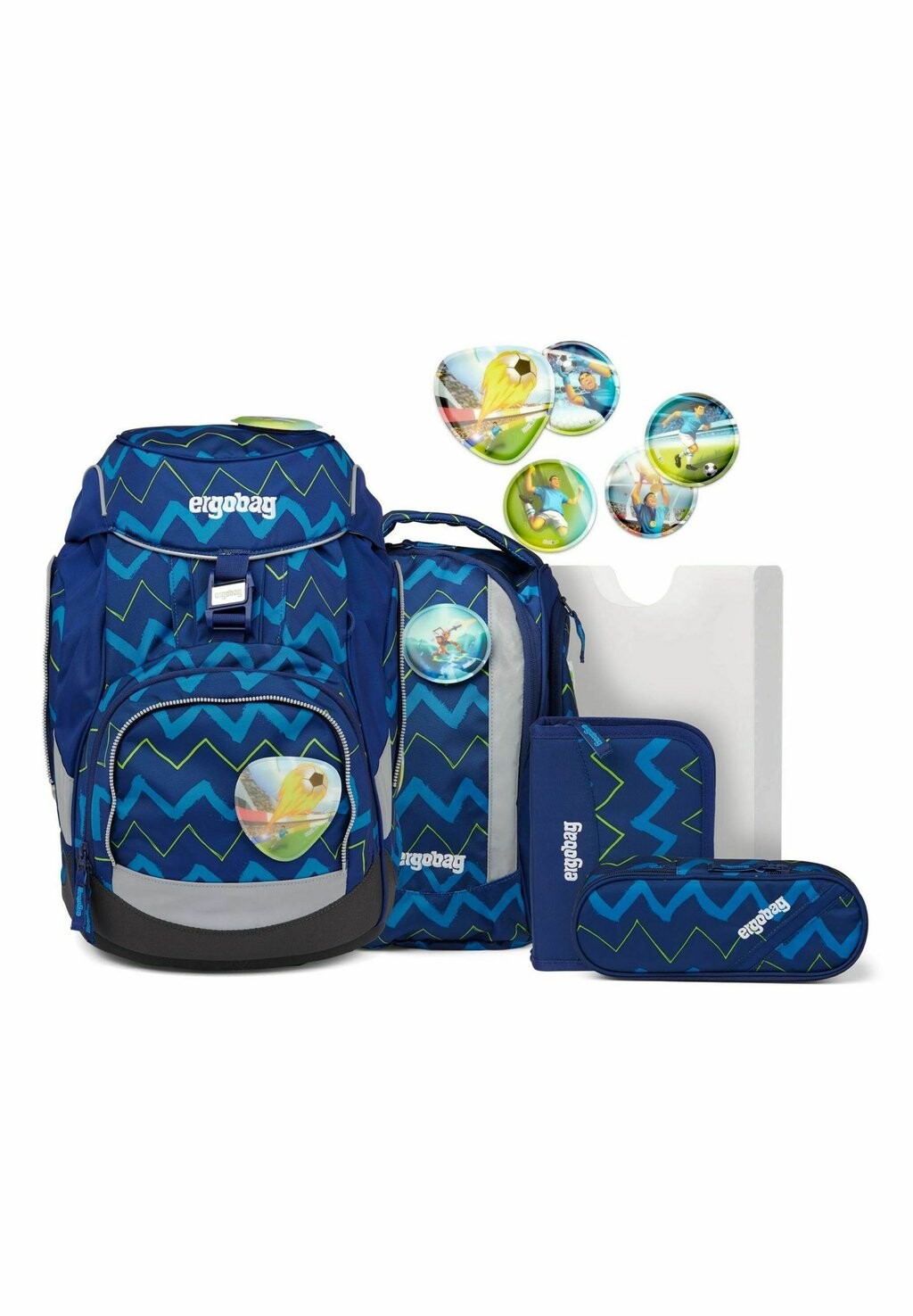 

Туристический рюкзак PACK SET 6 Ergobag, цвет fallrückziehbär