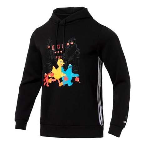 цена Толстовка Men's adidas neo Cartoon Pattern Sports Pullover Black, черный