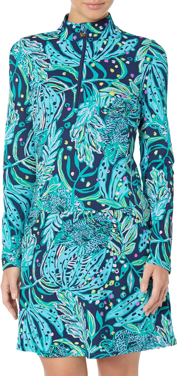 

Платье Нассау UPF 50+ Lilly Pulitzer, цвет Low Tide Navy Catty Purrsonality