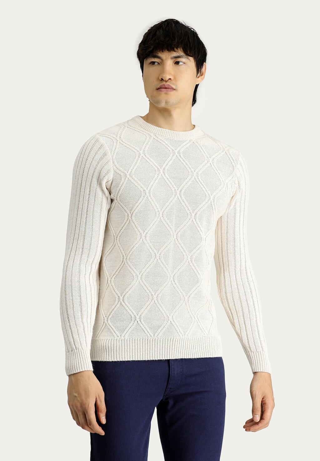 

Вязаный свитер RUNDHALSAUSSCHNITT REGULAR FIT Kigili, цвет offwhite
