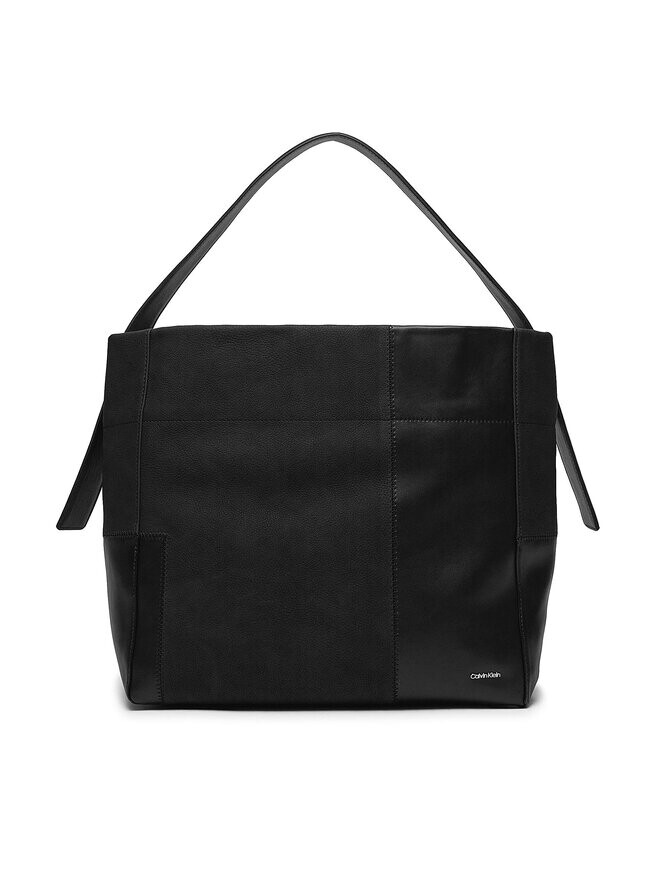 

Классическая сумка Texture Block Large Shopper Calvin Klein, черный