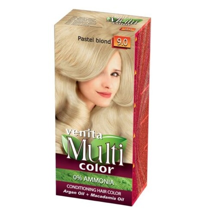 Краска для волос VENITA MultiColor Hair Care 9.0 Пастельный блондин