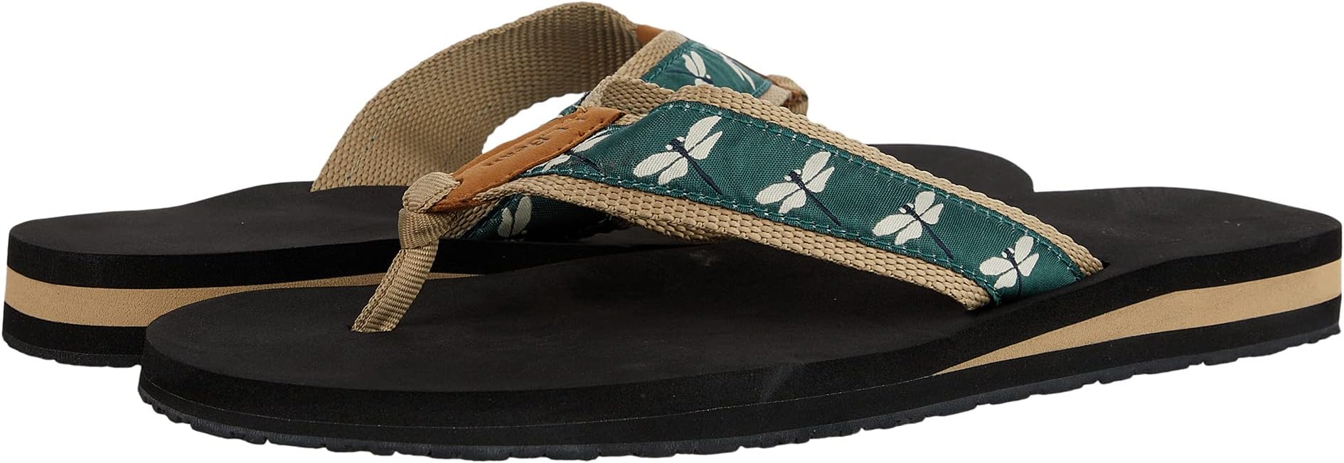 

Шлепанцы Classic Maine Isle Flip-Flop 3 Motif L.L.Bean, цвет Dragonfly/Pine