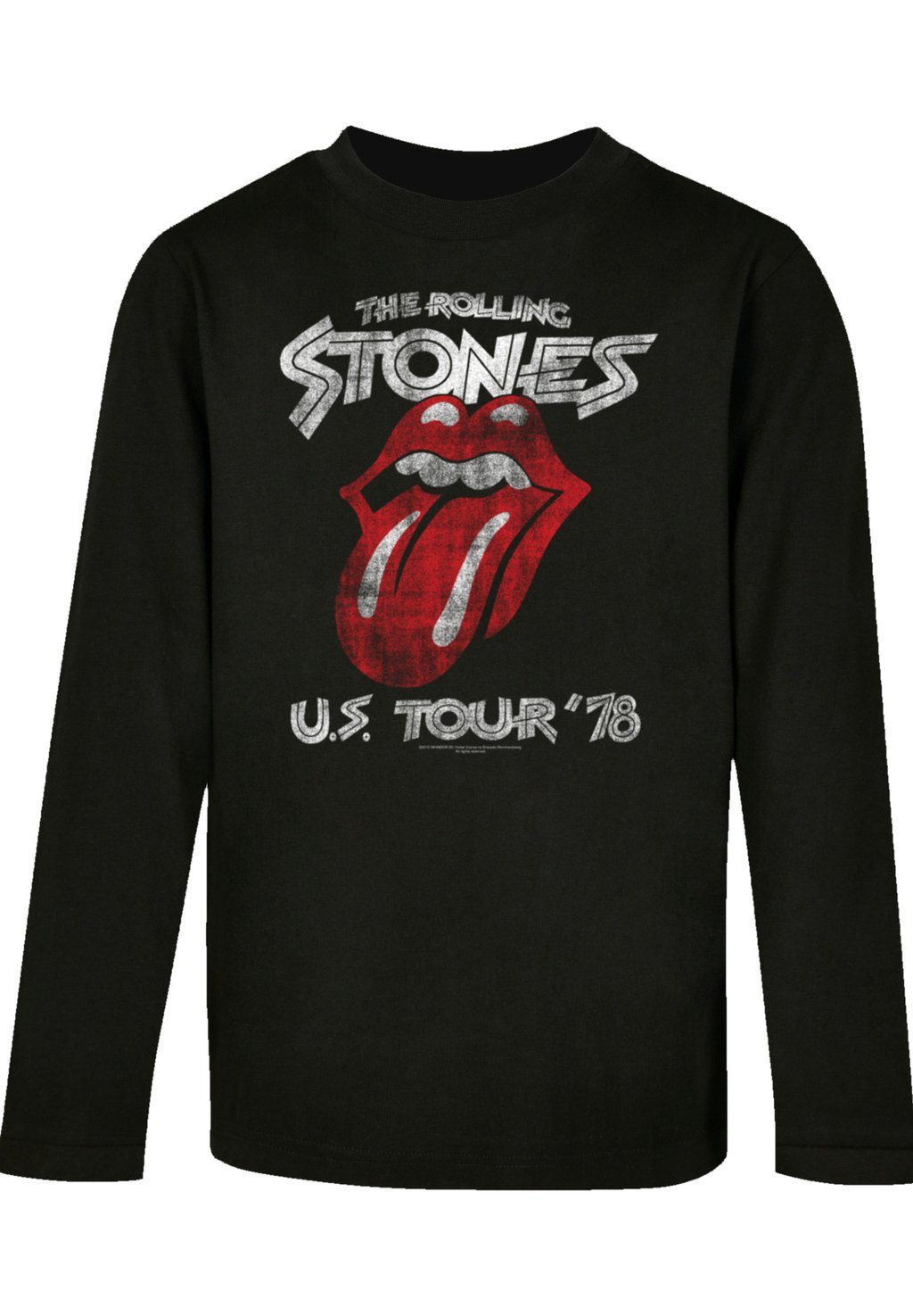 

Рубашка с длинными рукавами THE ROLLING STONES US TOUR '78 F4NT4STIC, цвет schwarz