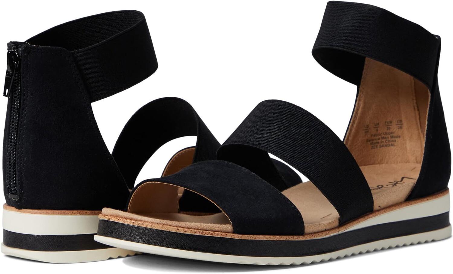 

Сандалии на плоской подошве Zee Sandal LifeStride, черный