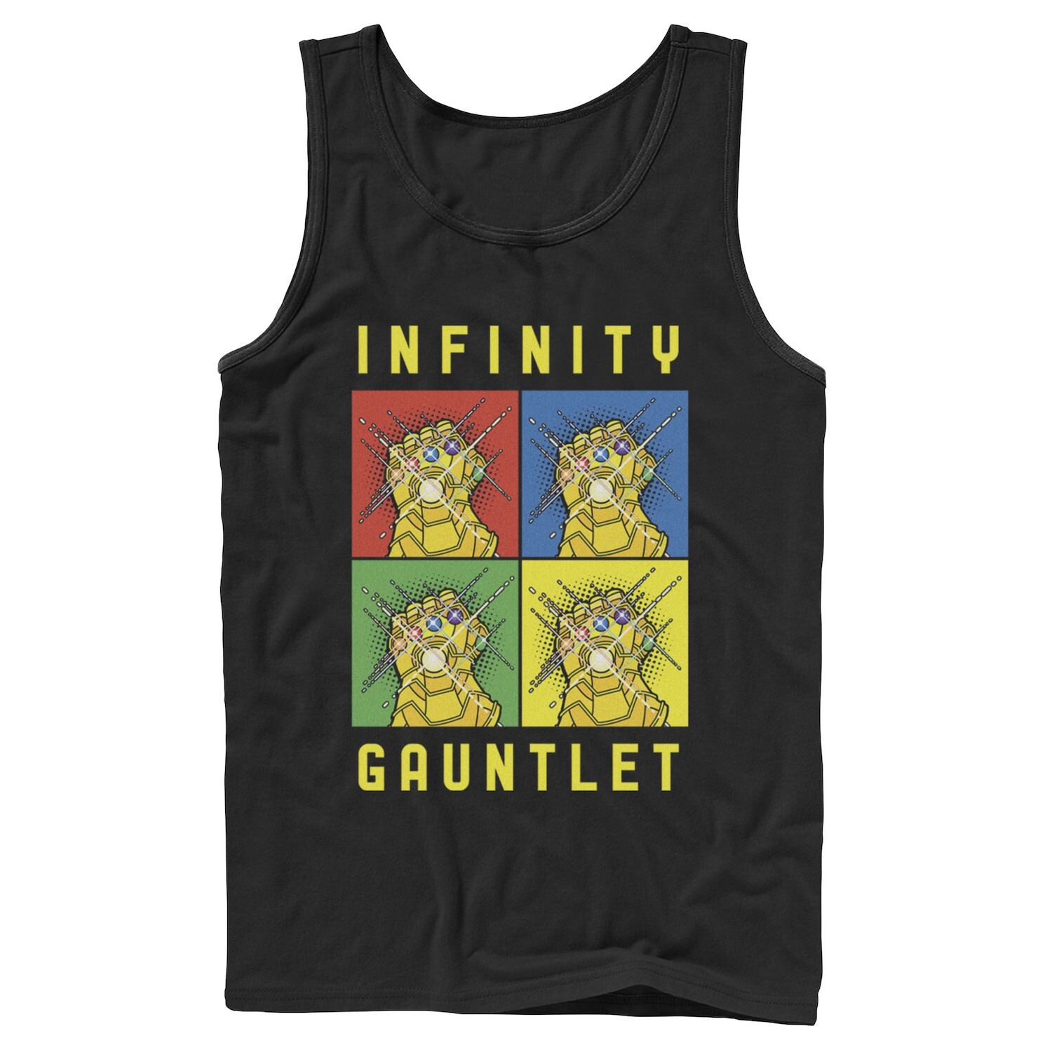 

Мужская майка в стиле поп-арт Marvel Avengers Infinity Gauntlet Box Up Licensed Character