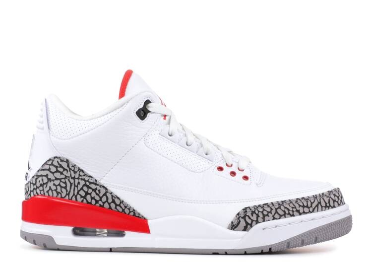 

Кроссовки AIR JORDAN 3 RETRO 'HALL OF FAME', белый