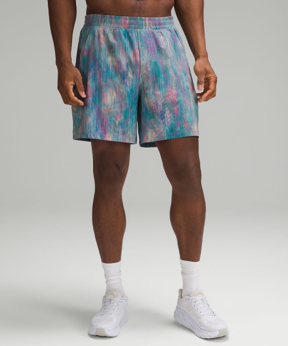 

Короткие шорты с подкладкой Pace Breaker Lululemon