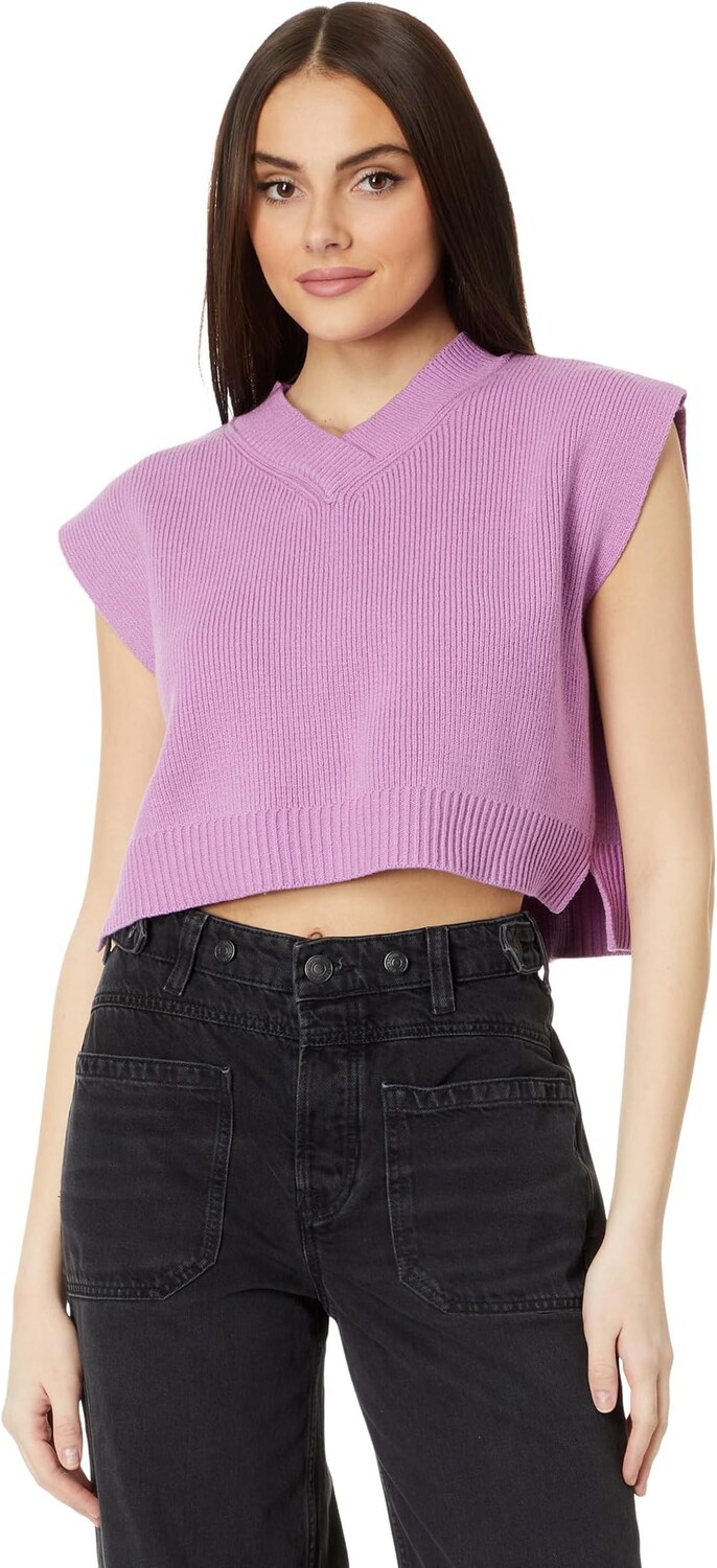 

Свитер Free People Easy Street Vest, цвет Beauty Berry