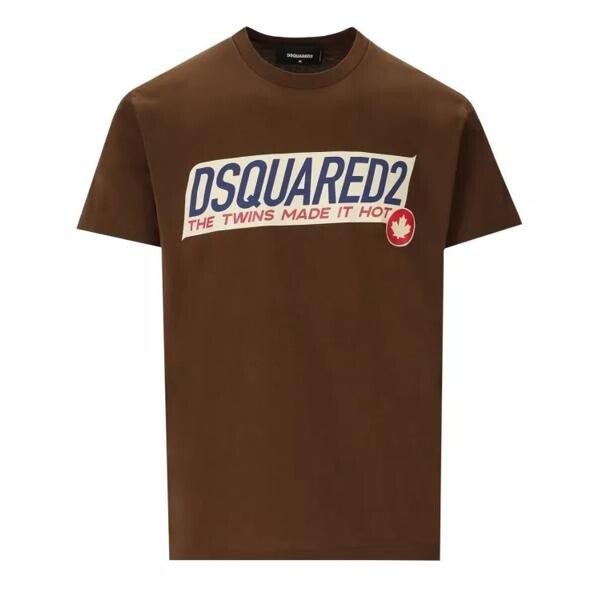 

Футболка super negative dyed cool t-shirt Dsquared2, коричневый