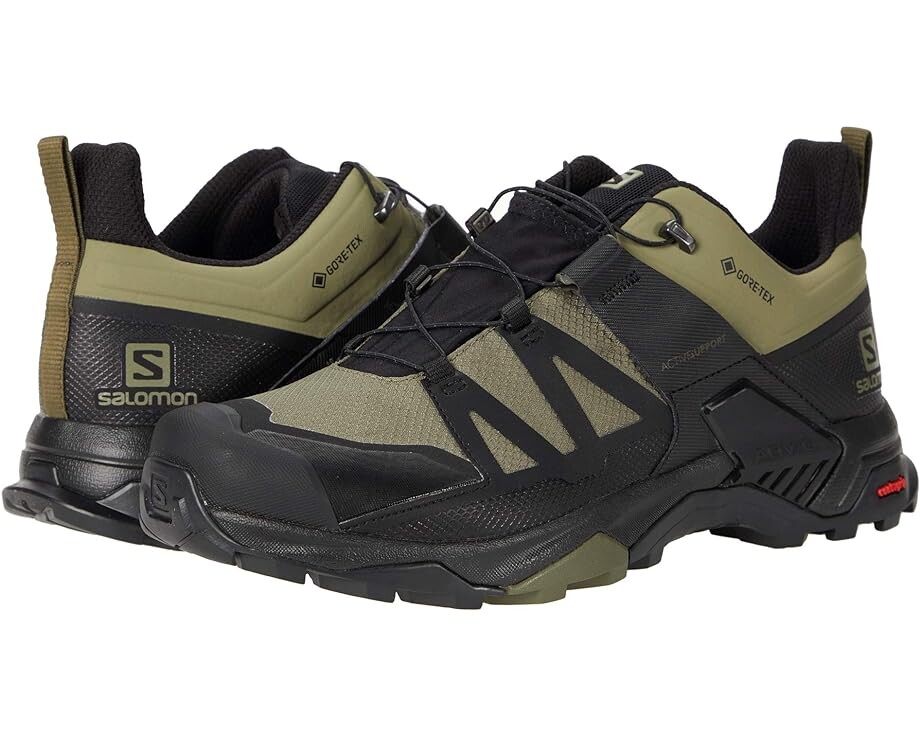 

Кроссовки Salomon X Ultra 4 GTX, цвет Deep Lichen Green/Black/Olive Night
