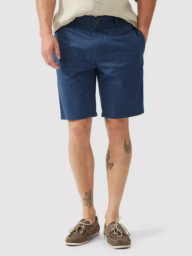 

Шорты Rodd & Gunn Sacred Hill Cotton Slim Fit 9" Bermuda, цвет midnight