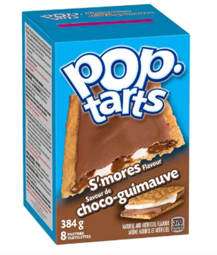 

Kelloggs Canada Pop Tarts - S'Mores, 384 г, коробка из 8 шт.