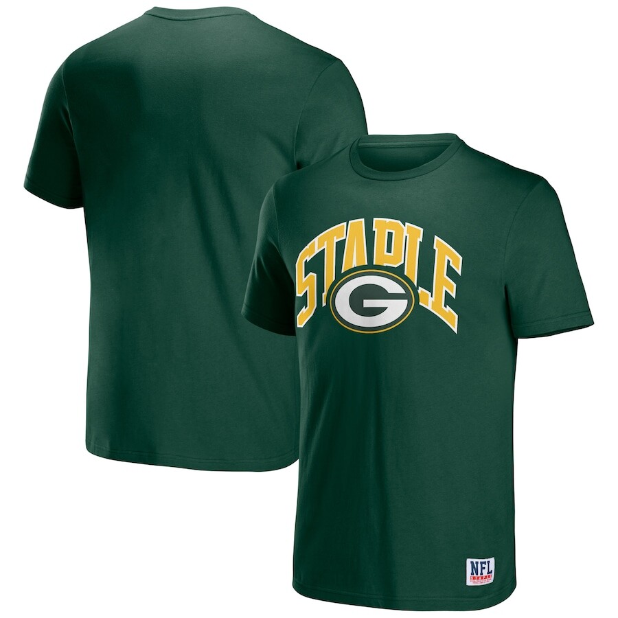 

Футболка с коротким рукавом Staple Green Bay Packers, зеленый