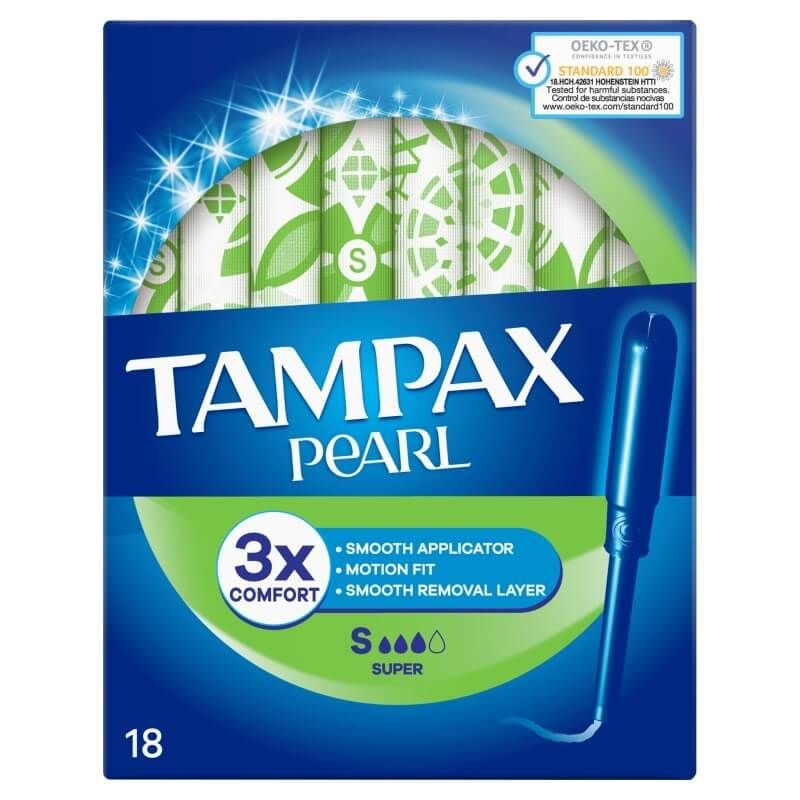 

Tampax Pearl Super гигиенические тампоны, 18 шт.