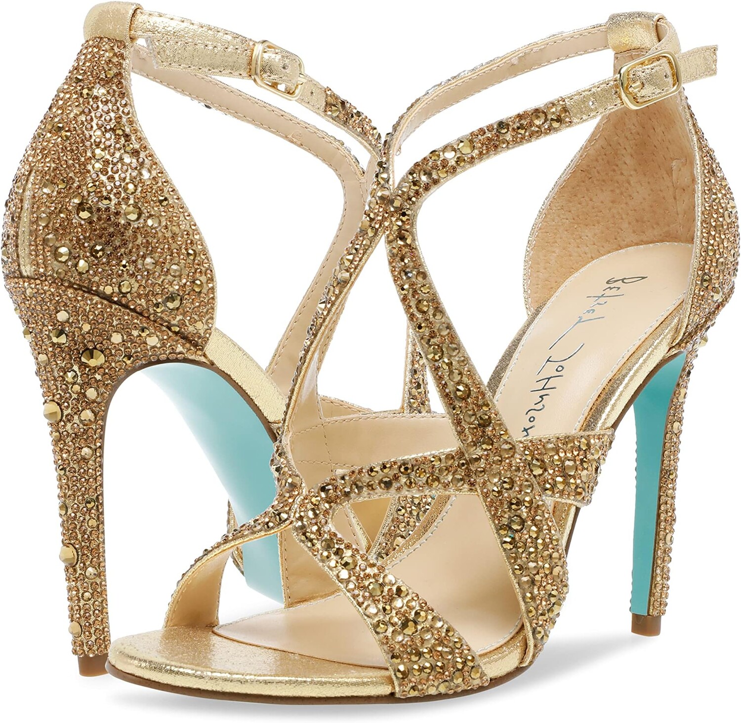 

Босоножки Miles Blue by Betsey Johnson, золото