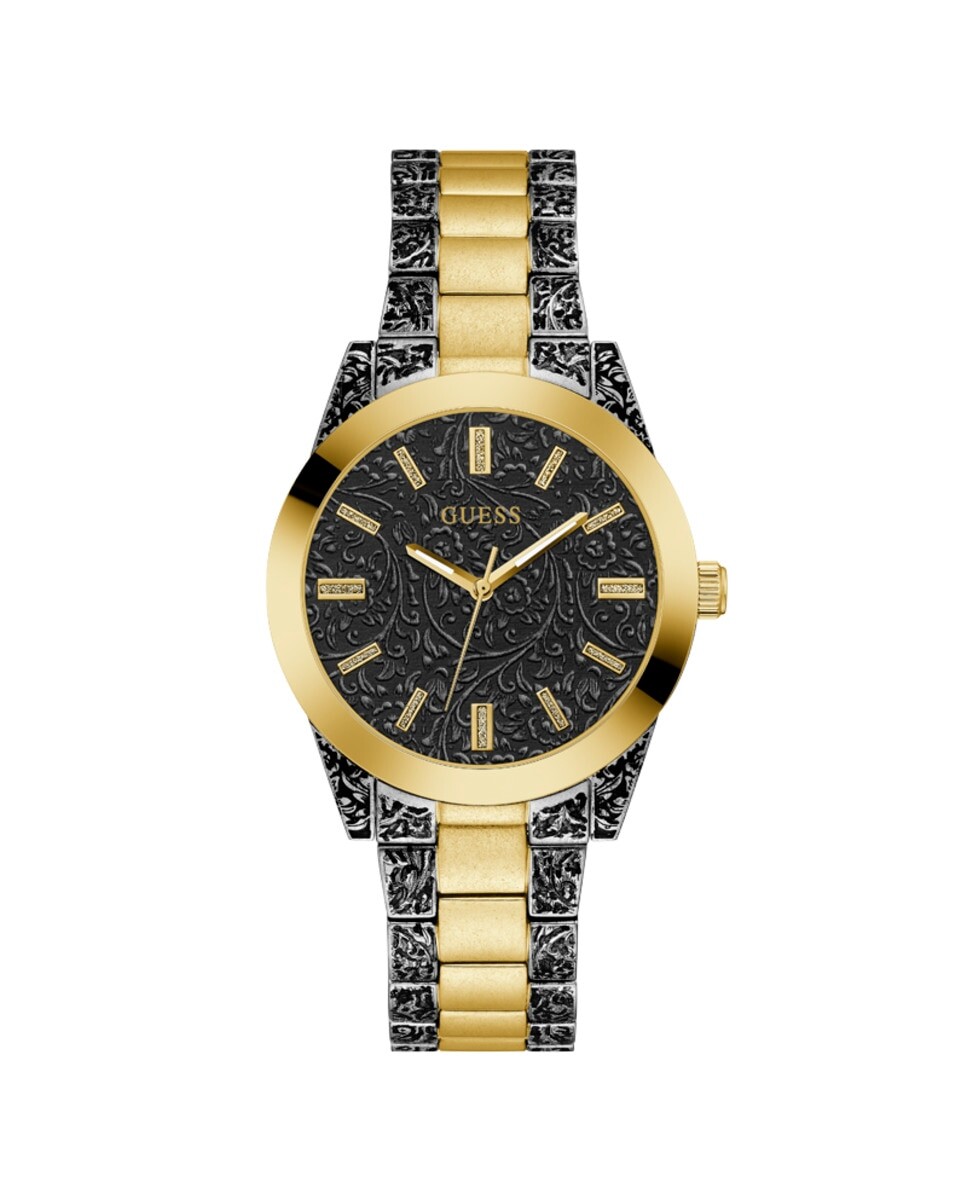 

Позолоченные женские часы hm GW0303L1 из стали и золотого ремешка Guess, золотой