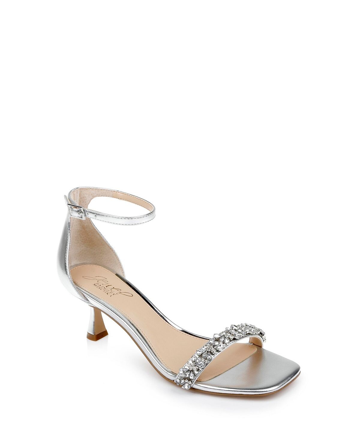 

Женские вечерние сандалии Angel Jewel Badgley Mischka, серебро