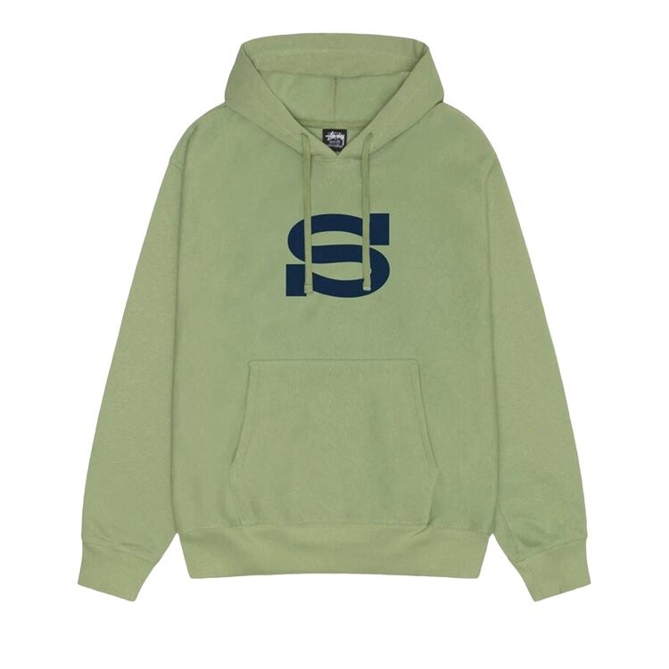 

Худи Stussy Letterman Hoodie, цвет Moss