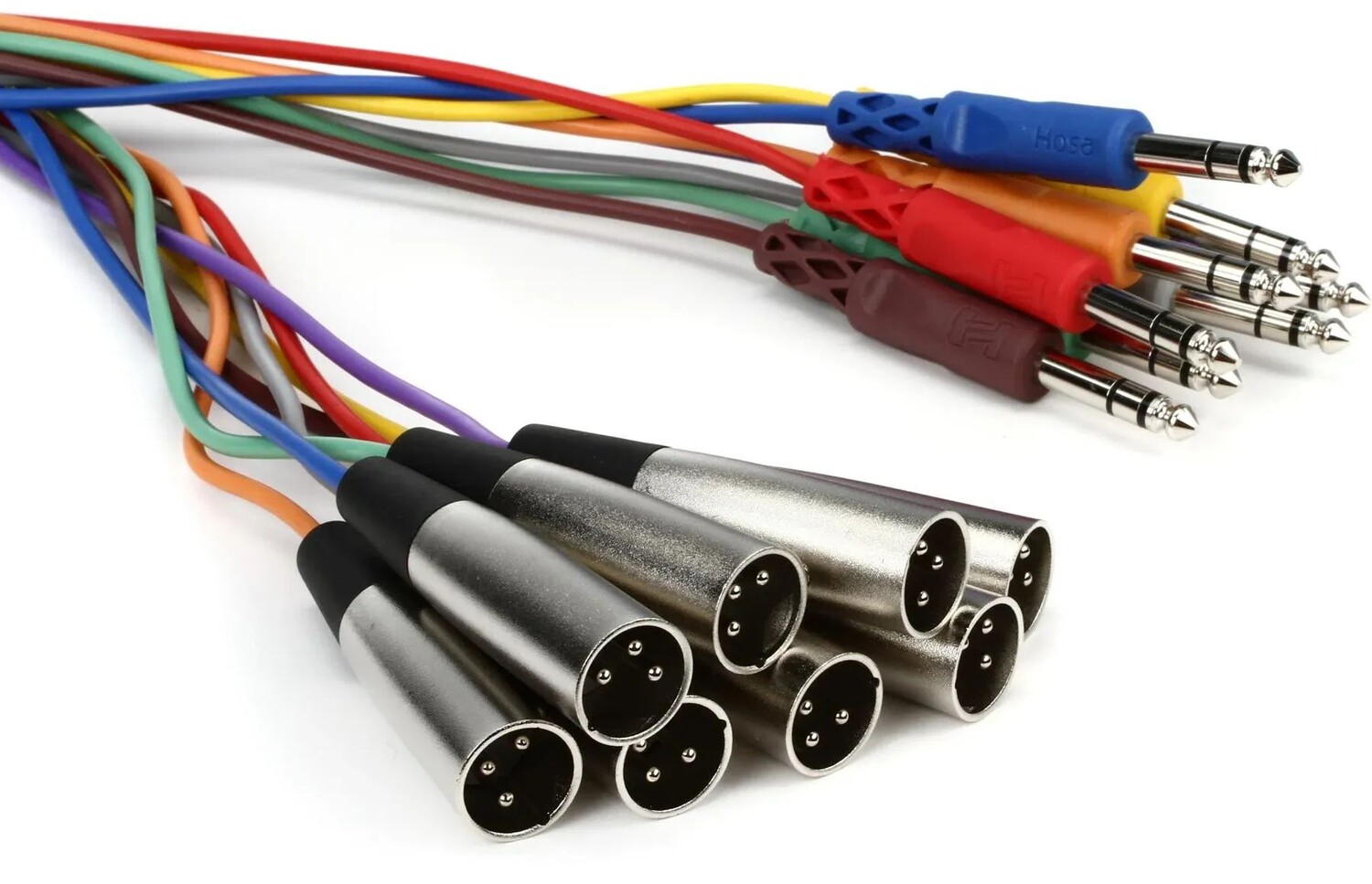 

Hosa STX-804M 8-канальный разъем TRS от 1/4 дюйма до XLR, сбалансированная змея — 13,2 фута