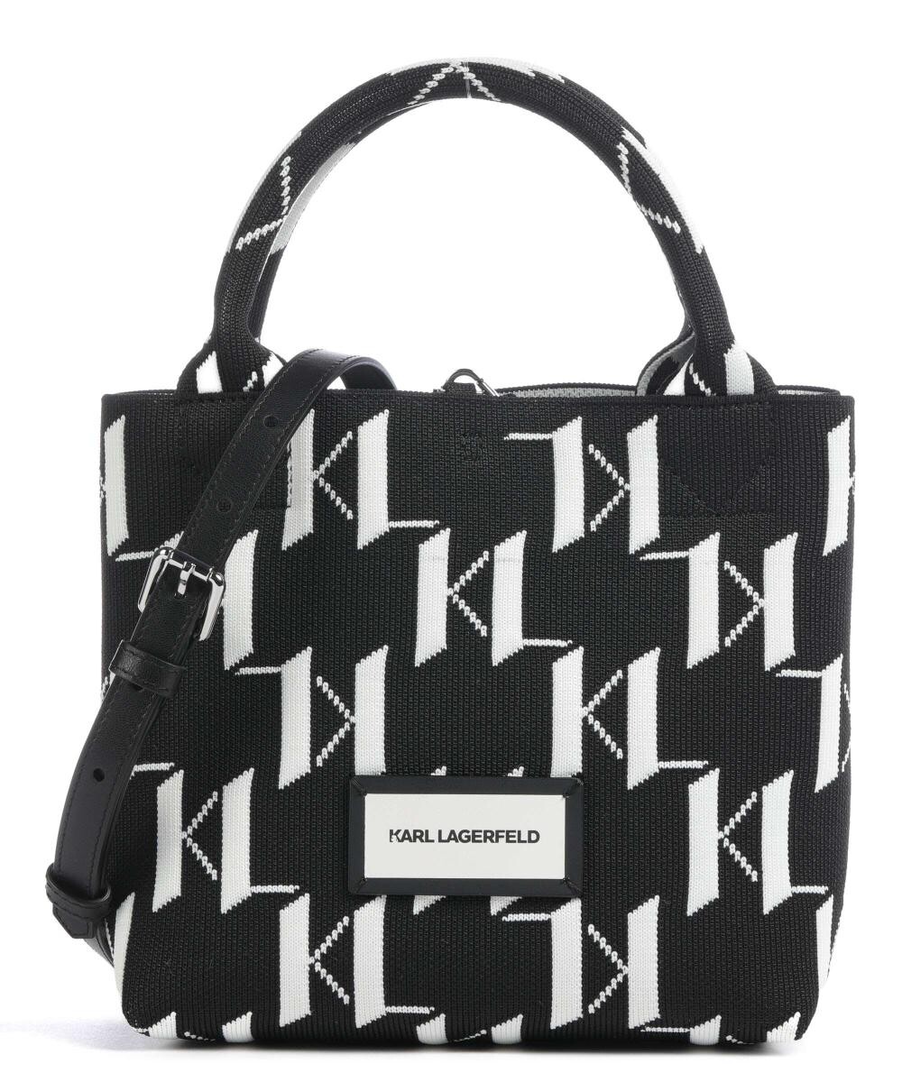 

Маленькая сумка через плечо Monogram из переработанного полиэстера Karl Lagerfeld, черный